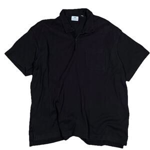 Engineered Garments Uniqlo Heavywieght Pocket Polo T Shirt Mens 2XL Black
